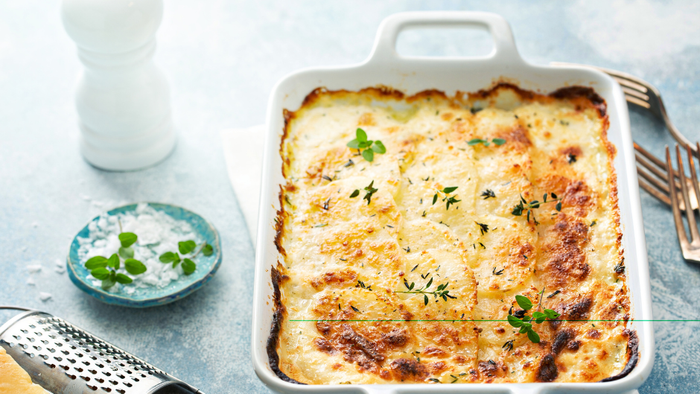 Græske böffer med tzatziki og badkartofler