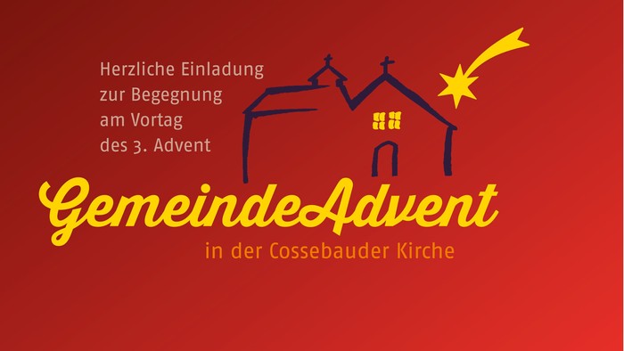Grafik zum Gemeindeadvent in Cossebaude