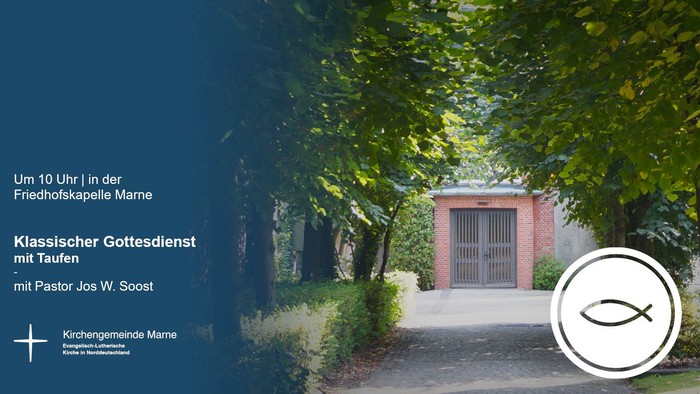 Klassischer Gottesdienst mit Taufen in idyllischer Kirche, Pastor Jos W. Soosli