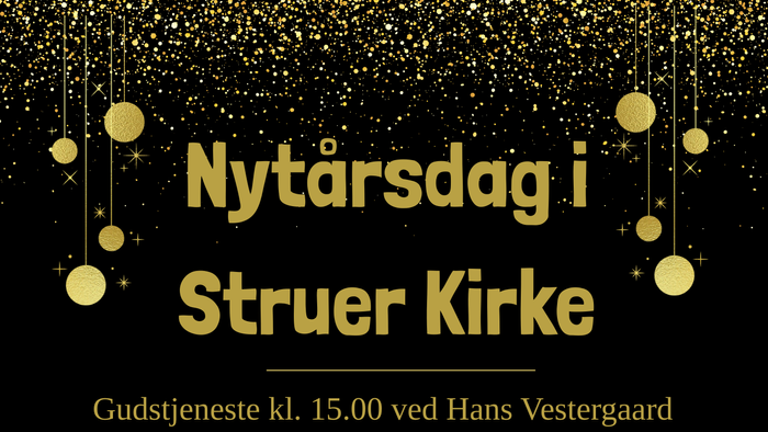 Nytårsdag i Struer Kirke – arrangement med mad, drikkevarer og kirkeomvisning