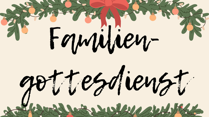 Plakat für eine Familien-Weihnachtsveranstaltung am 7. Dezember 2025 in der Kirche Reichenberg mit Kindermusical.