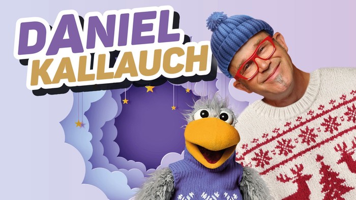 Daniel Kallauch mit Handpuppe 