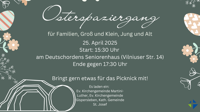 Osterfeier für Familien und Senioren am 25. April 2025 in der Deutschordens Seniorenhaus