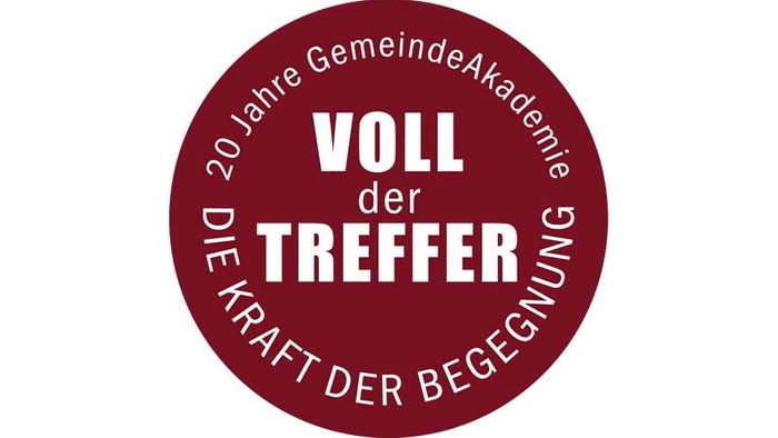 Runder Aufkleber mit dem Text