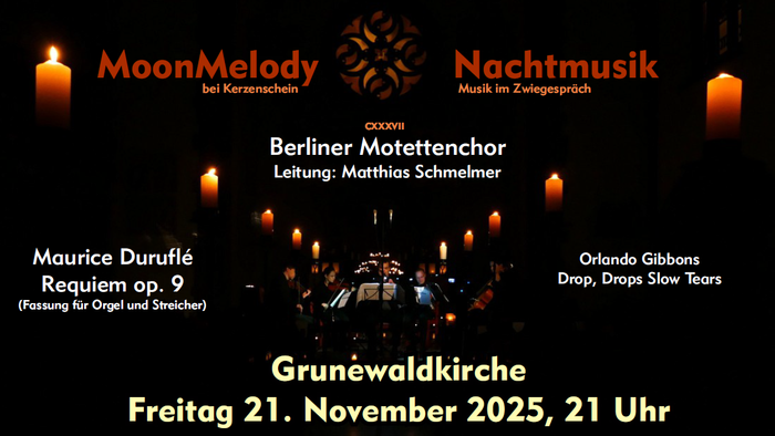 Konzert in der Grunewaldkirche bei Kerzenlicht