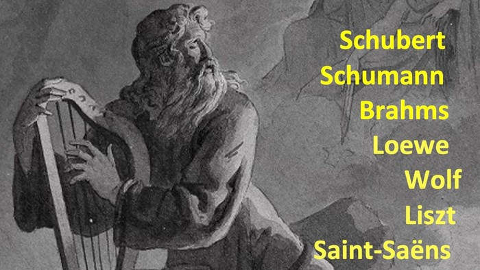 Album de musique classique avec des œuvres de Schubert, Schumann, Brahms, Loewe, Wolf, Liszt et Saint-Saëns.