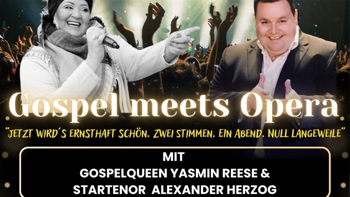 Gospel meets Opera am 15.08.25 live mit Yasmin Reese und Alexander Herzog in Eckernförde