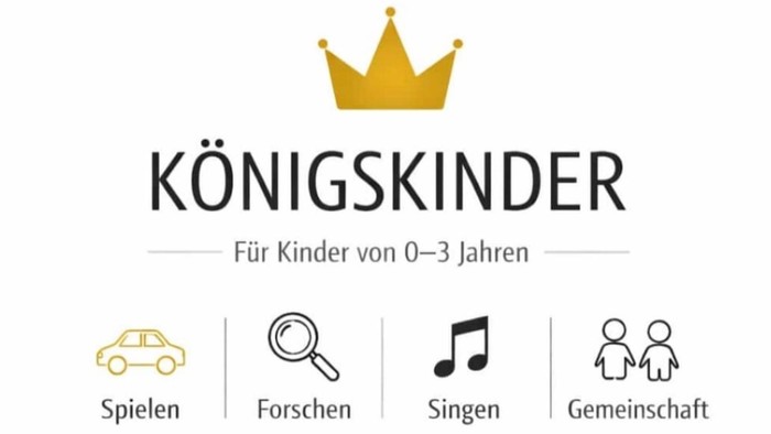 Frühförderprogramm für Kinder im Alter von 0–3 Jahren mit Schwerpunkt auf Spiel, Entdeckung, Singen und Gemeinschaftsaktivitäten.