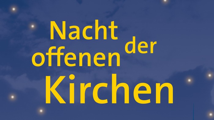 Logo der Aktion "Nacht der offenen Kirchen" des Ökumenischen Rates Berlin Brandenburg.