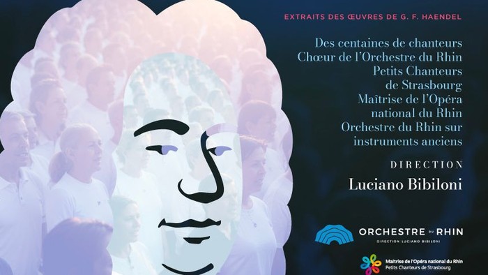 Affiche de concert Messiah de Haendel à Strasbourg en décembre 2025
