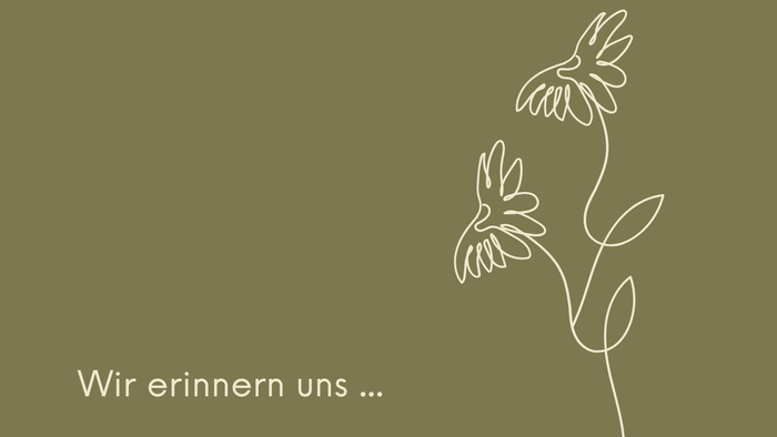 Wir erinnern uns...