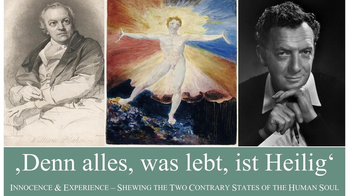Ein Abend mit Musik und Vortrag über die menschliche Seele, mit Werken von Britten, Vaughan Williams, Quilter, Musgrave und Parry