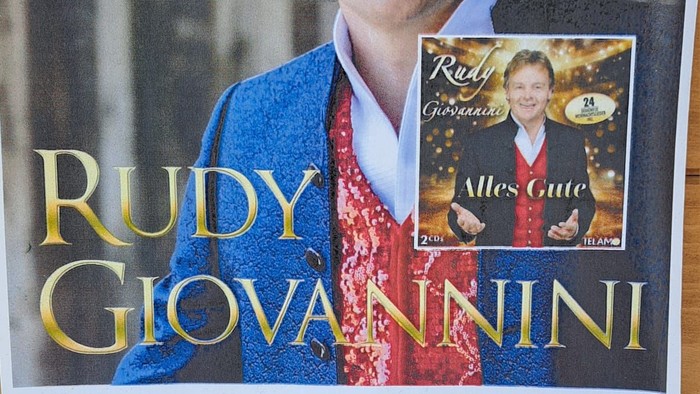 Poster für Rudy Giovannini Live-Tournee 2024