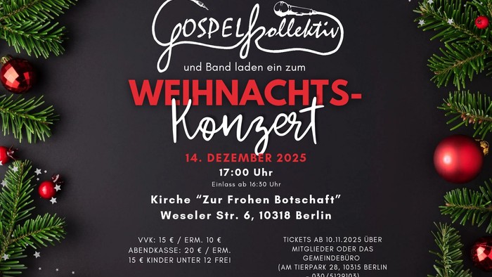 Gospelkollektiv Weihnachtskonzert