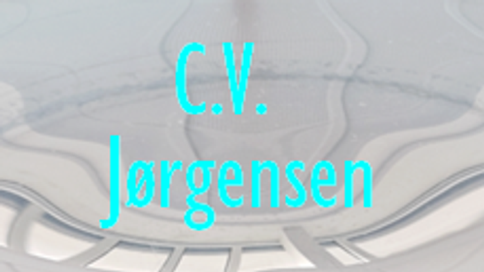 Et billede af en hånd med en skriftlig indskrift 'CV Jørgensen'.