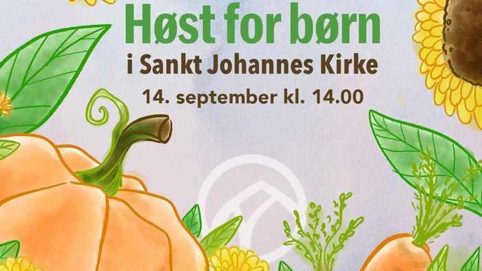 Invitation til høstfest i Sankt Johannes Kirke den 14. september kl. 14.00