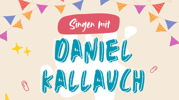 Singen mit Daniel Kallauch, 30.11. um 15:00 Uhr, Kirchfeldstr. 149, 10827 Berlin, Popkanton Johannes Link