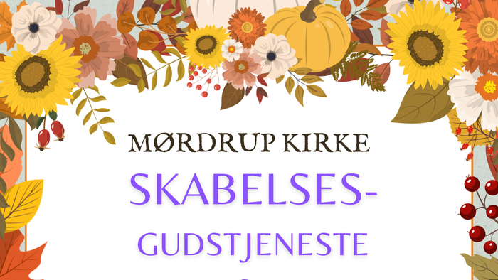 Efterårsinspireret gudstjeneste og koncert med kaffe og kage – arrangement d. søndag den 20. september.