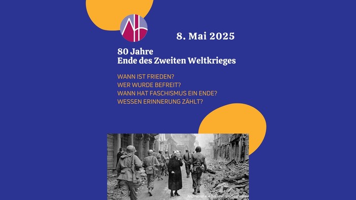 Gedenkveranstaltung zum 80. Jahrestag des Endes des Zweiten Weltkriegs
