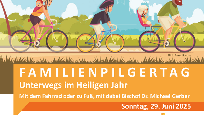 Familienpilgertag mit Fahrrad oder zu Fuß, mit Bischof Dr. Michael Gerber am 29. Juni 2025