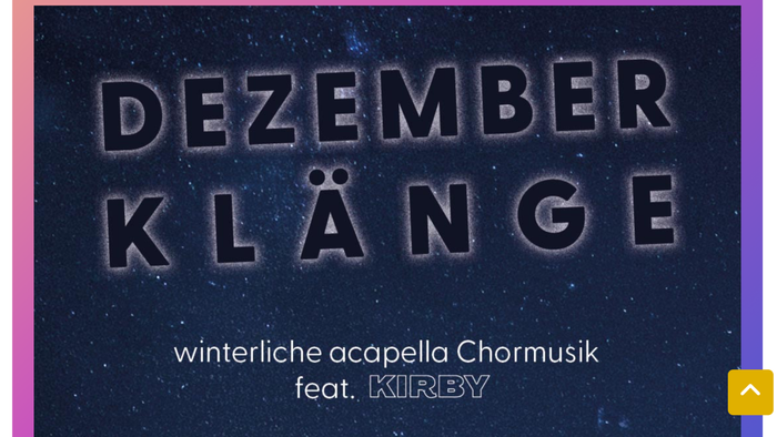 Poster mit Konzertankündigung