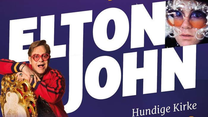 Plakat for Sing Along Gudstjeneste med Elton John
