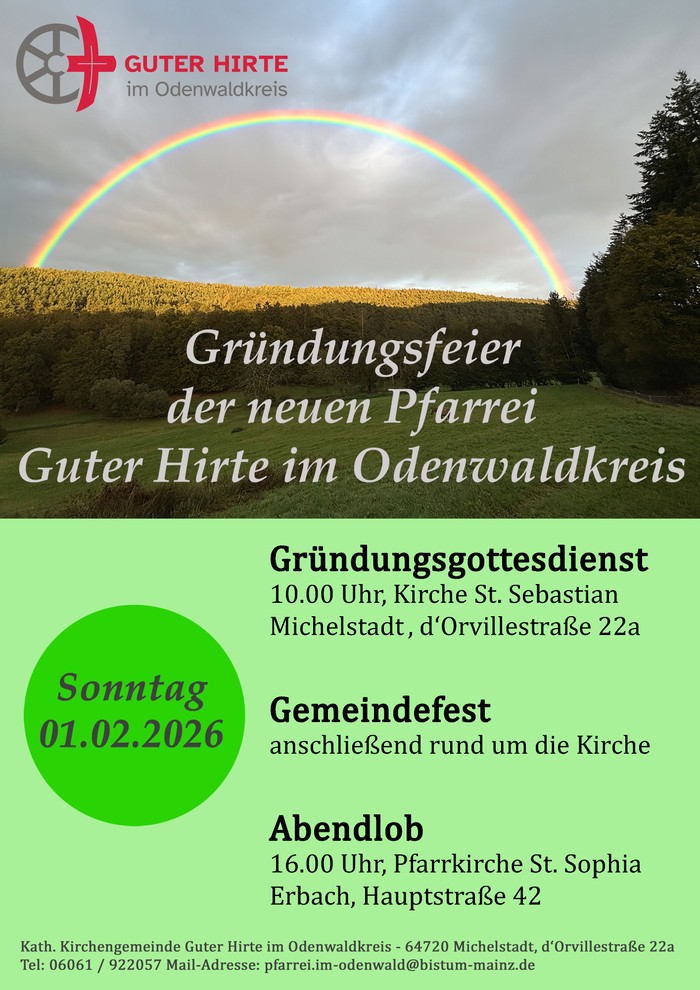 Plakat zur Gründungsfeier