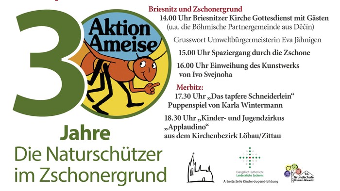 AktionAmeise am 6. September 2025 mit verschiedenen Aktivitäten und Veranstaltungen im Zschonergrund