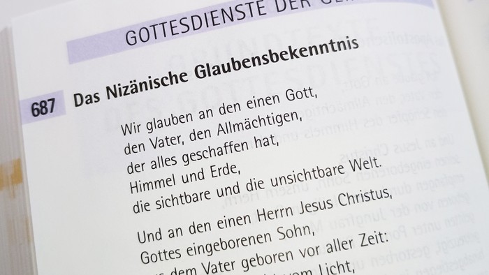 Gottesdienst der Gemeinde, Lied 687: Das Nizänische Glaubensbekenntnis