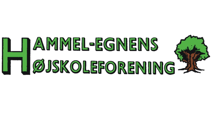 Hammelegnens højskoleforening logo i farver