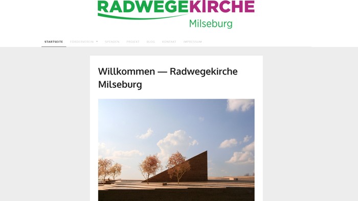 Willkommen bei der Radwegkirche Milseburg, einer modernen Kirche in der Natur.