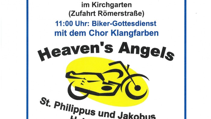 Motorradsegnung am 29. Mai 2025 in Heidesheim, Biker-Gottesdienst mit Chor Klangfarben