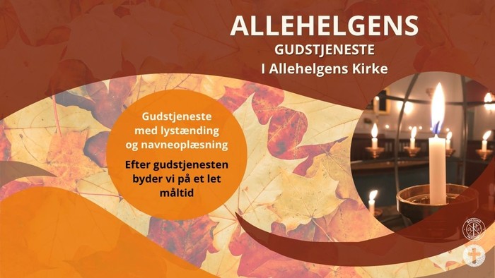 Allehelgens gudstjeneste med lysstænding og navneoplysning