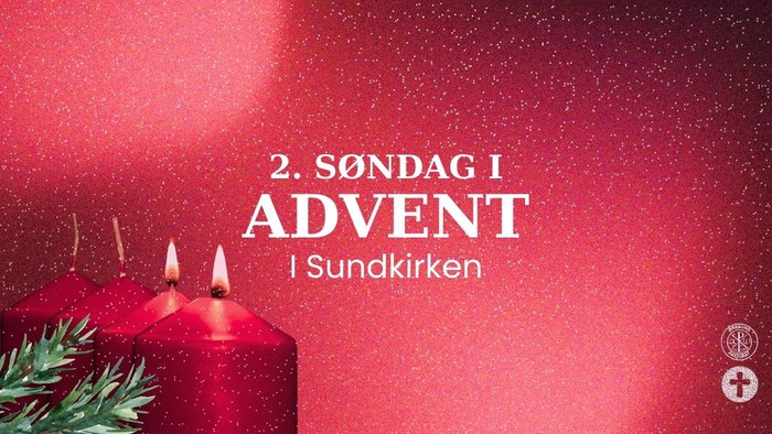 Røde stearinlys med tekst **