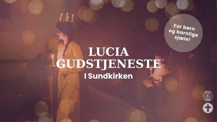 En person med en krone, der optræder på en scene med teksten **