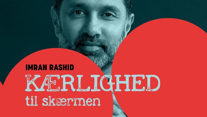 Imran Rashid på forsiden af bog med rød og sort design