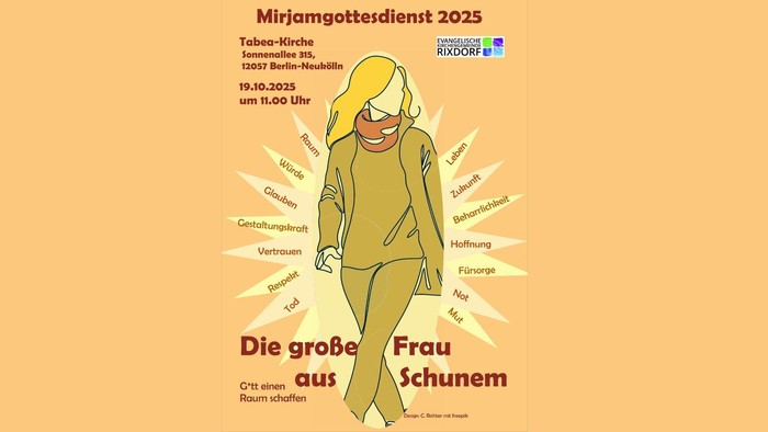 Frau mit Strahlenkranz mit Begriffen