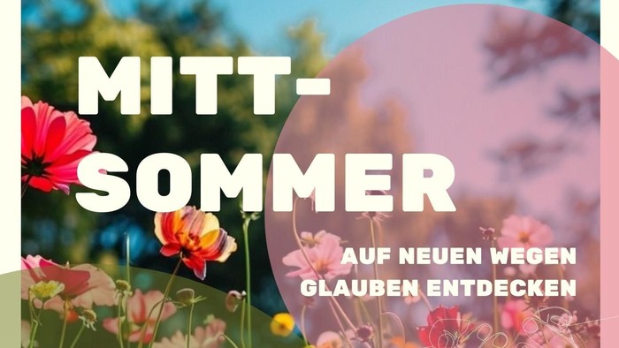 Mittsommer-Feier am 28. Juni 2023 mit Open-Air-Konzert, Getränken, Stockbrot und Musik im Klosterhof Hegberg