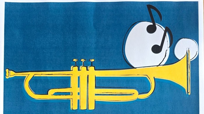 Plakat für das Konzert der Turmbläser St. Nikolai Berlin-Spandau.