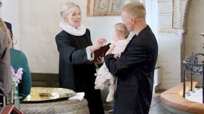 Dåb i Allerslev kirke