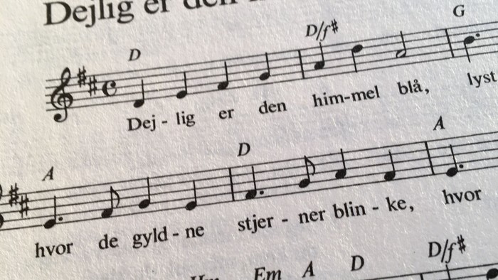 Notat fra en sang i noter