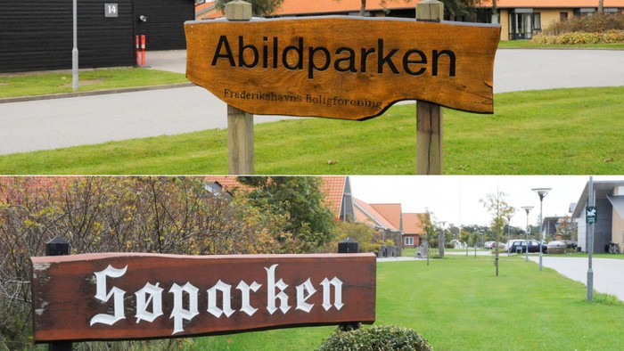 Toppen af parken og saparken