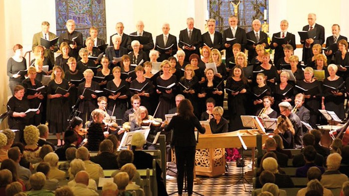 Kantorei KW beim Konzert in der Kreuzkirche