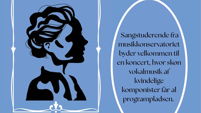 Plakat for koncert med kvindelige komponister