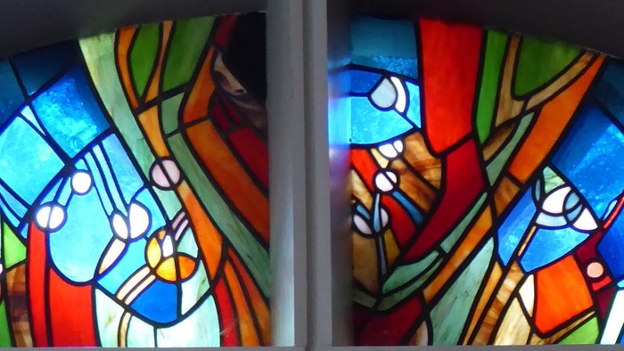 Stockhausen Altarfenster der Fa. Klonk