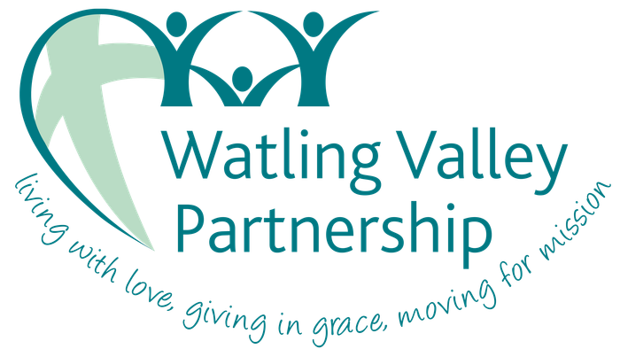 Watling Valley Partnership logo with hands and text