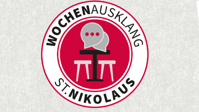 Einladungsplakat für monatliche Kaffeegespräche am dritten Samstag nach dem Gottesdienst zur Unterstützung der Elisabethstraßen-Ambulanz.