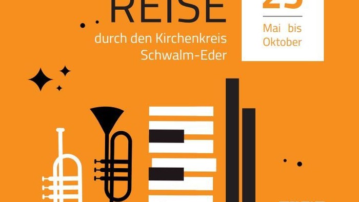 Plakat für die Klangreise-Musikveranstaltung von Mai bis Oktober