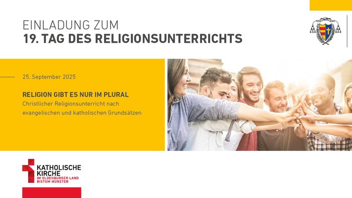 Einladung zum 19. Tag des Religionsunterrichts mit christlichen und muslimischen Jugendlichen