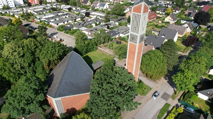 Thomaskirche Elmshorn, Luftbild